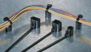 Lanières monoblocs pour goujon en application.