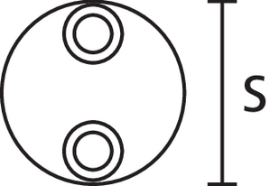 Formteil nach vollständiger Schrumpfung. 