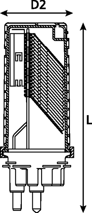 FDN 16 Port Base AB-Length Closure with Basket
