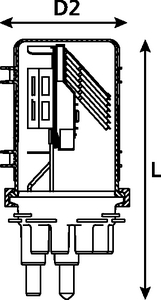 FDN IR 16 Port Base AB-Length Closure with basket 