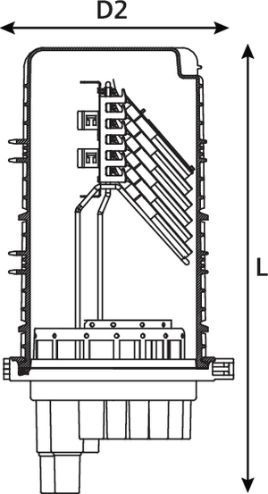 UFC BC-Length Multi-Ribbon Closure with basket