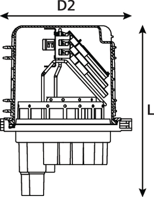 UFC A-Length Multi-Ribbon Closure with Basket