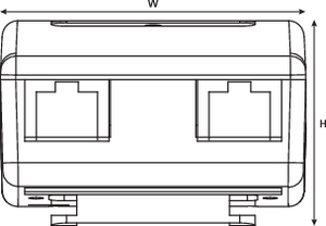 2 Port Coolport (front view)