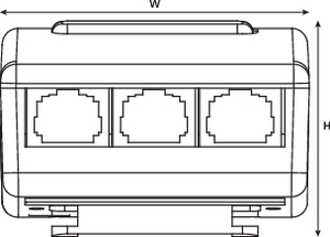 3 Port Coolport (front view)