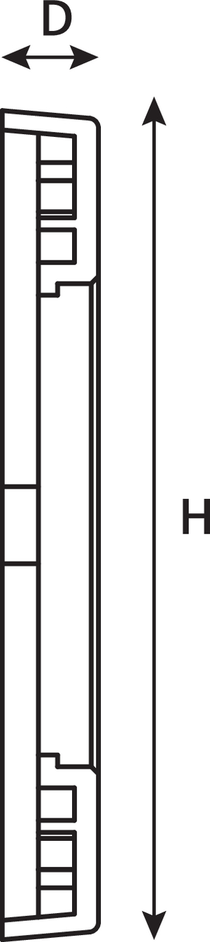 Double Faceplate (side view)