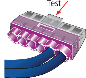 HelaCon Plus Mini HCPM-6 Prüföffnung