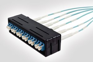 12芯单模LC光纤适配器安装模块