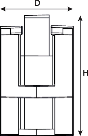 Termination Head (front view)