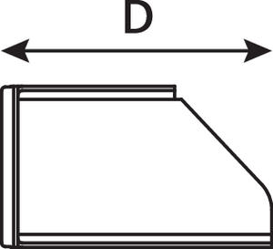 RapidNet 1U Hybrid Panel (side view)