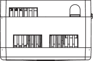 Fibre Distribution Enclosure (top view)
