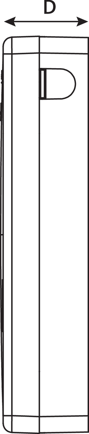Fibre Distribution Enclosure (side view)