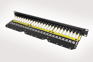1U 24 Port Category 5e Panel (rear view)