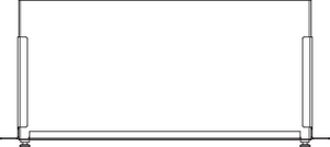 1U SC Fibre Panel (top view)