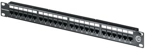 1U 24 Port Category 5e Universal 110 Panel