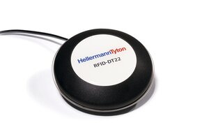 RFID-DT22 –  desktop reader for high frequency (HF) transponders.