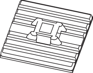 Embase adhésive flexible FMB4APT-A