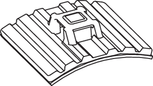 Embase adhésive flexible FMB4APT-A- Adaptée aux surfaces convexes