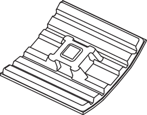 Flexible Adhesive Mount FMB4APT-A (concave, plan view)