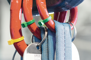 T-Series cable ties – ideally suited for colour coding.