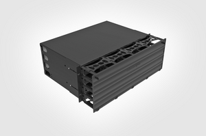 RapidNet 4U Distribution Chassis (shown with Front Door Closed)