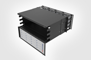 RapidNet 4U Distribution Chassis (shown with Back Door Open)