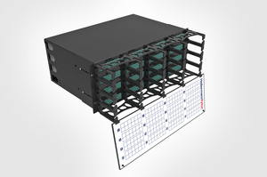 RapidNet 4U Distribution Chassis (Fully loaded with RapidNet Cassettes)