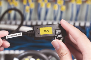 Helatag-etiketit johtimien ja komponenttien helppoon merkintään.