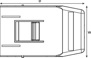 RapidNet 4 Port Cassette (top view)