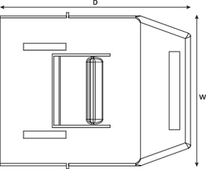 RapidNet 6 Port Cassette (top view)