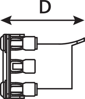 RapidNet 1U Panel (side view)