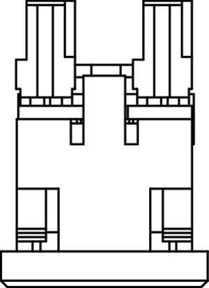 Category 6 LJ6C Module (top view)
