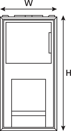 Category 5e Low Profile Module (front view)
