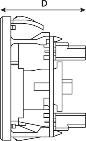 Category 5e Single Module (side view)