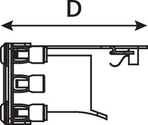 RapidNet 1U 6 Port FTP Panel (side view)