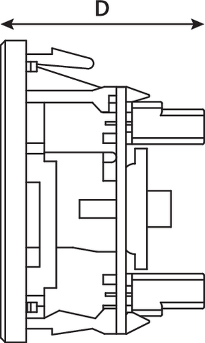 Category 6 Single Module (side view)