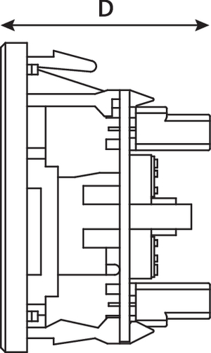 Category 5e Shielded Module (side view)