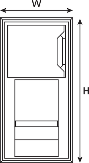 Category 6 Single Shielded Module (front view)