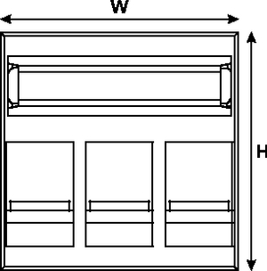 Category 6 Triple Module (front view)