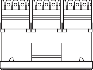 Category 6 Triple Module (top view)