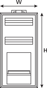 Category 5e MegaBand Module (front view)