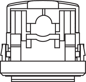 Category 5e MegaBand Module (top view)