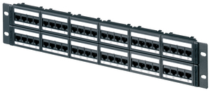 2U 48 Port Category 6 Panel