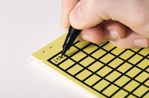 Easy to write on and dispense HELASIGN cotton cloth labels.