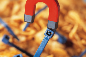 Our detectable MCT(S) cable ties are used in the food and pharmaceutical industry.