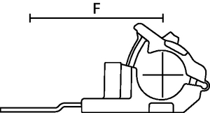 Ratchet P-Clamp (vista laterale)