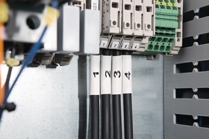 Marcadores termorretráteis TLFD DS para maior segurança e clareza em quadros elétricos.