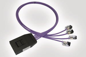 RapidNet 4 Port Cassette to Keystone Jack