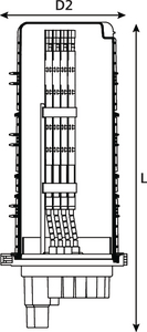 UFC C-length Closure with 5 Hellamass Trays