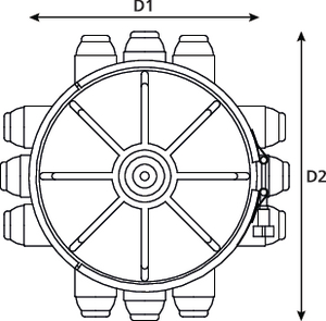 Blown Fibre Joint (top view)