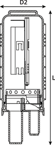 FST 4 Port Closure with 1 Hellapon Tray and basket